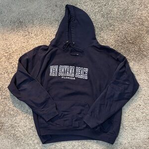 New Smyrna Beach Florida Navy Hoodie